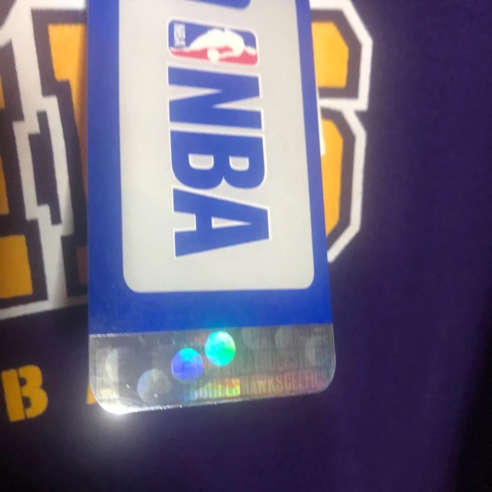 🇺🇸 NBA Lakers Purple Net-Dri T-Shirt, Size XL - Picture 5 of 6